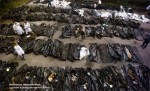 Body Bags holding the Children Killed in the Beslan School Massacre