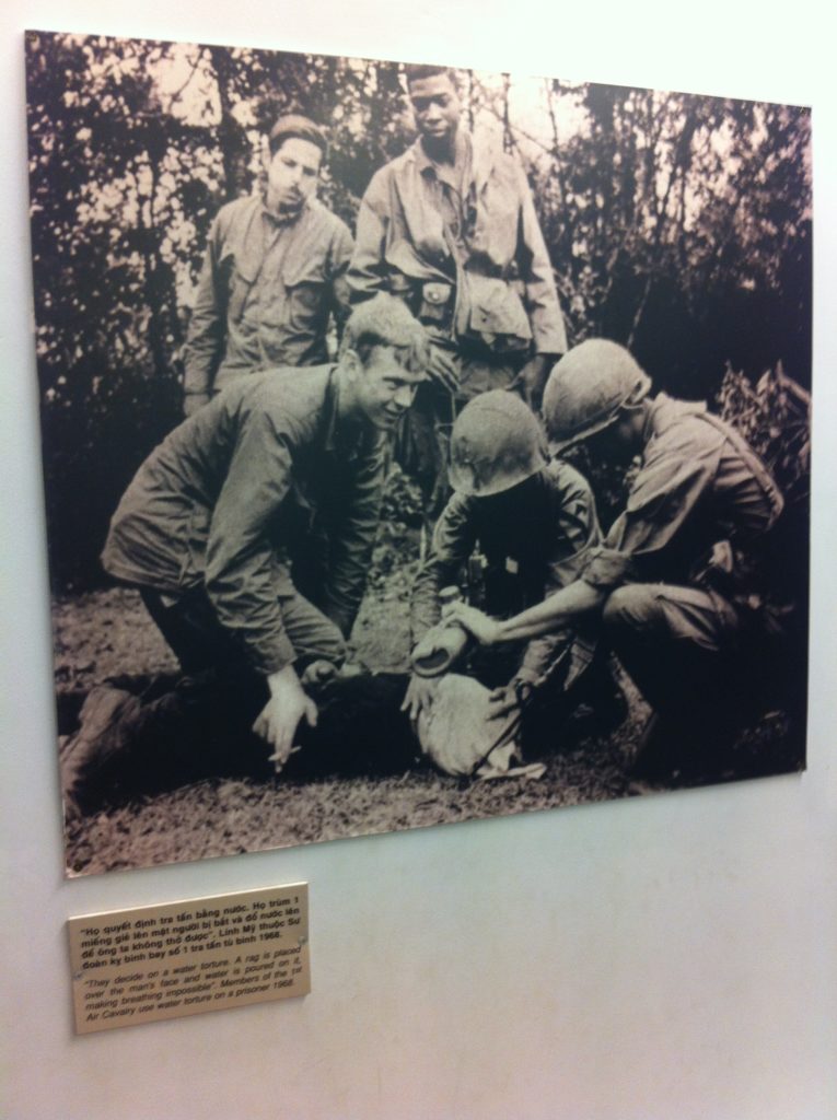 Photo of US soldiers using water torture against a "Vietnamese Patriot". I actually thought waterboarding was a relatively recent invention...