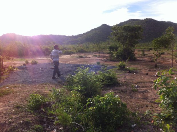 The bombing range and "Army Guy" calling for the guns