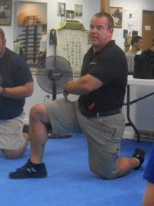 When you lack shoulder flexibility, sometimes your knife is inaccessible on certain positions. Carry more than one!