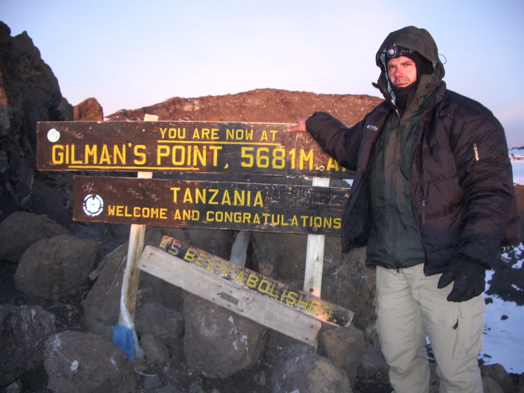 Despite the delays, the climb was a success...sunrise atop the highest mountain in Africa.