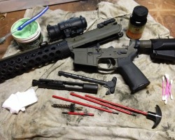 SHTF_Survival_cache_AR15_cleaning_best_vltor_BCM_gunfighter_aimpoint_comp_ML3_head_down_products_BCG_hoppes_9_froglube_troy_industries_alpha_rail_magpul_MBS_ACS_MOE_SHTF