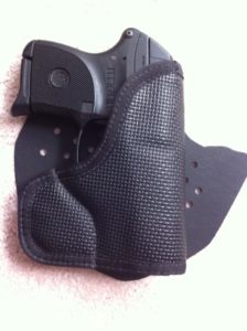 Pre-pruduction version of the pocket shield carrying Ruger LCP