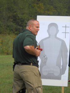 Demonstrating retention shooting positions
