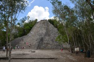 Coba, the largest Mayan pyramid in the Yucatan